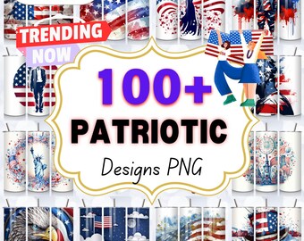 Patriotic Tumbler Wrap PNG: American Flag Design (Digital Download)