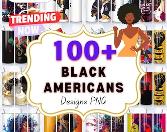 BLM Tumbler Wraps: African American Pride Designs (PNG Digital Download)