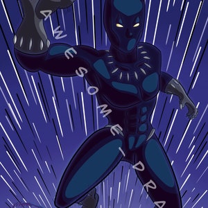 Black Panther Art Print