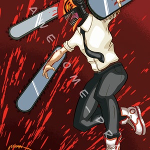 Denji Art Print