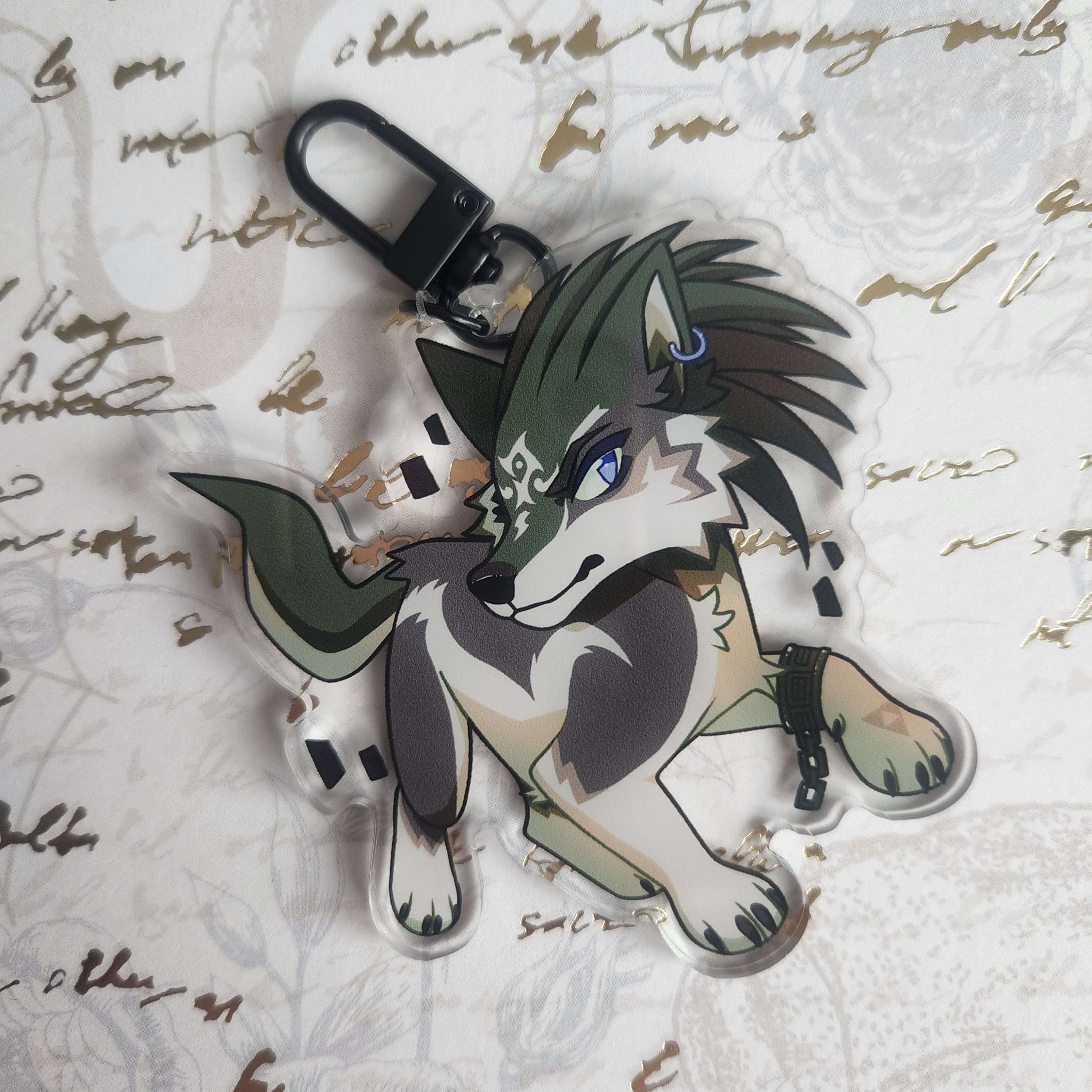 Wolf Link Keychain - Etsy