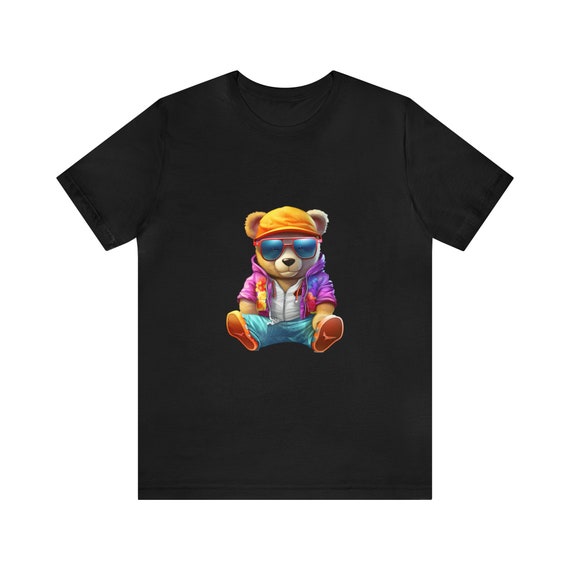 ★AWESOMEUS★ BEAR FRIENDS PIGMENT TSHIRT 4COLOR mens-classic-tee-charcoal-