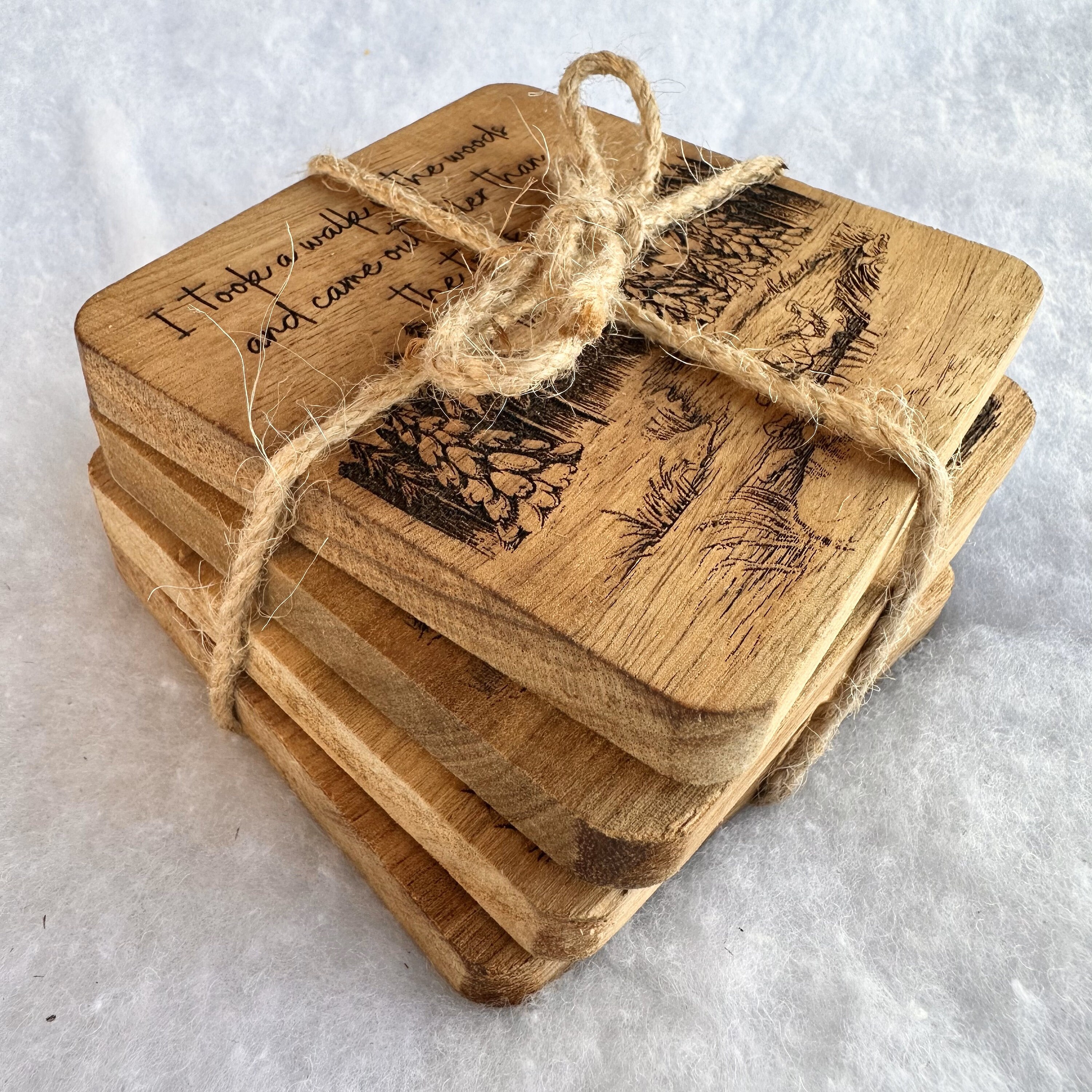 Acacia Wood Coasters – Wondrwood