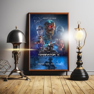 Terminator 2: Judgment Day (1991) Custom Digital Art Download for Movie Poster
