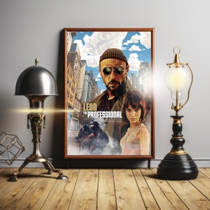 Leon The Professional (1994) Inspired Custom Digital Art for Movie Poster