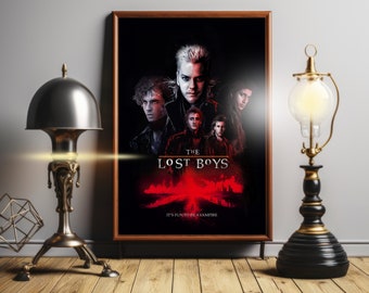 The Lost Boys (1987) Inspired Custom Digital Art for Movie Poster