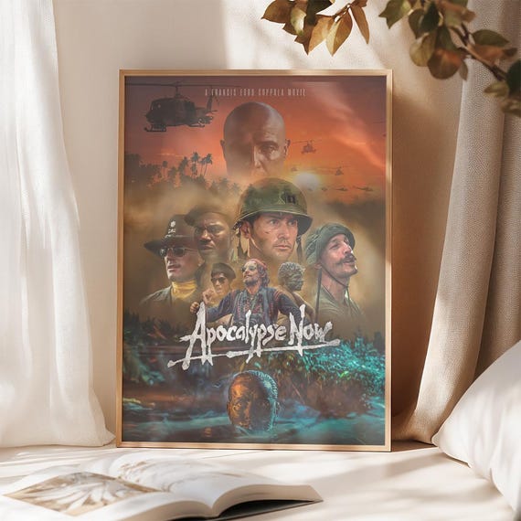 Apocalypse Now (1979) Inspired Custom Digital Art Download for Movie Poster