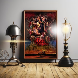 From Dusk Till Dawn (1996) Inspired Custom Digital Art Download for Movie Poster