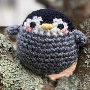 Cute crochet penguin