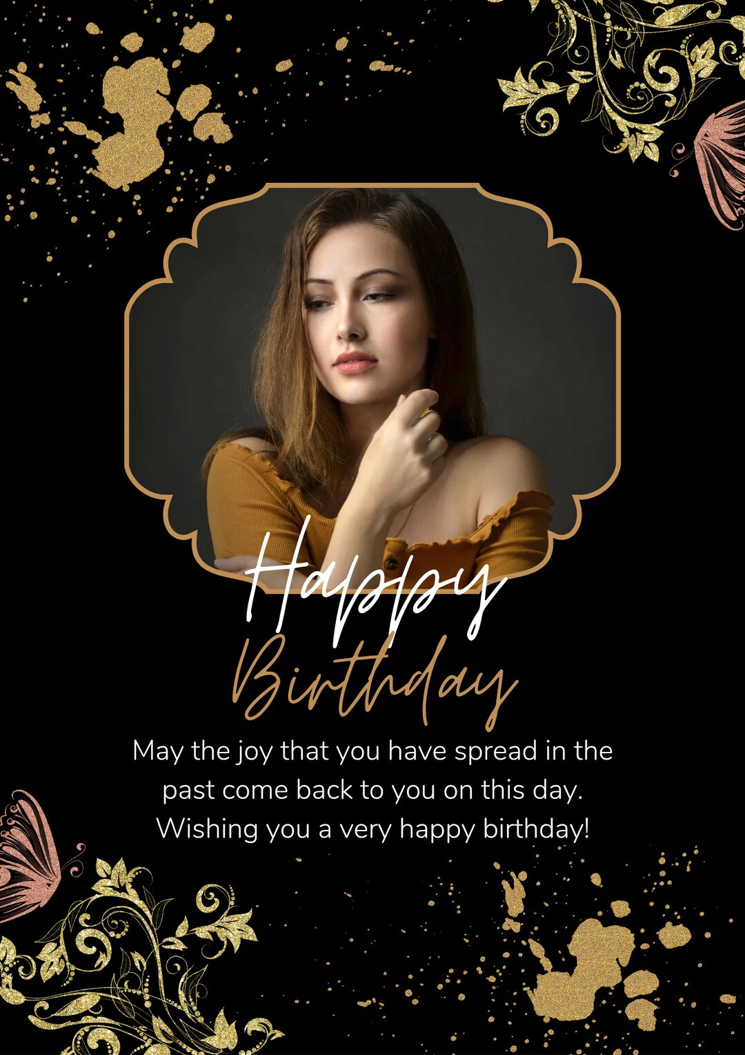 Digital Birthday Invitation Card Etsy