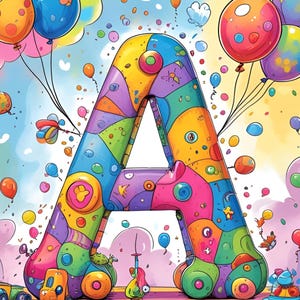 Alphabet Malvorlagen A–Z | Buchstaben-Malbuch für Kinder – ABC lernen mit echten Bildern