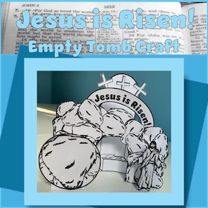 Jesus is Risen! Empty Tomb Craft