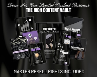Rich Content Vault: Done-For-You Digital Product Bundle (MRR)