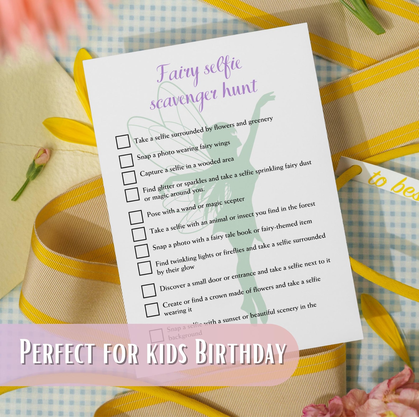 Fairy Game Bundle Printable for Children and Friends Celebration Fun ...