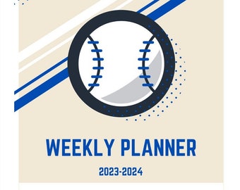 Los Angeles Baseball-Themed Planner