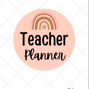 Teacher Planner and Monthly Overview