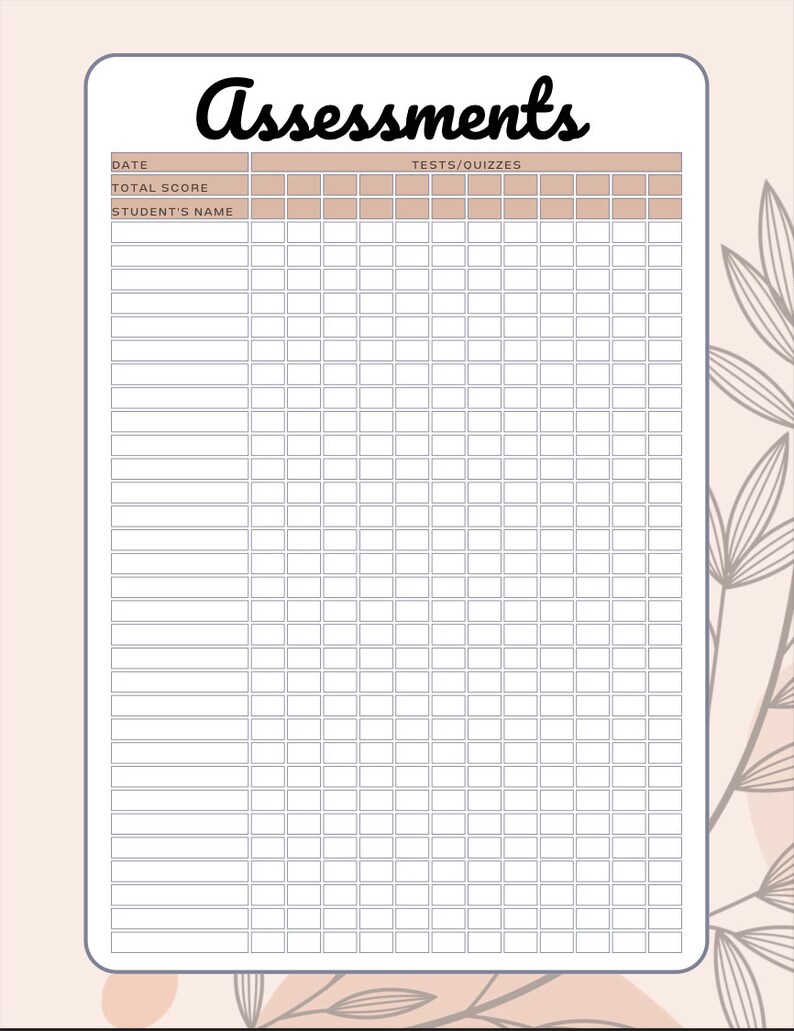 Ultimate Teacher Record Book 2023 2024 Printable Worksheets Etsy