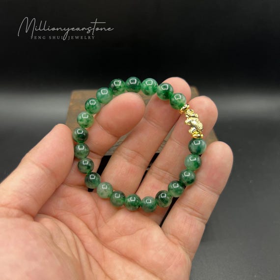 Bracelet De Protection En Perles De Labradorite Et éléphants - Création Neuve, Dans Sa Pochette Cadeau