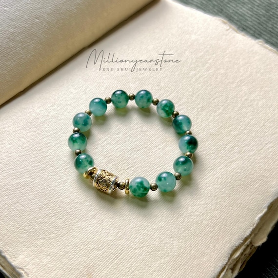 Bracciale In Giadeite Blu Certificata: Giada Naturale (54/56-60) - Italia - Foto 14