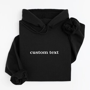 In My Custom Era Hooded Sweatshirt, Personalized Hooded Sweater, Custom Text Hoodie
