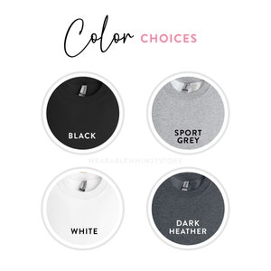 Peut inclure: Quatre options de couleur pour un sweat-shirt&nbsp;: noir, gris sport, blanc et gris fonc&eacute;.