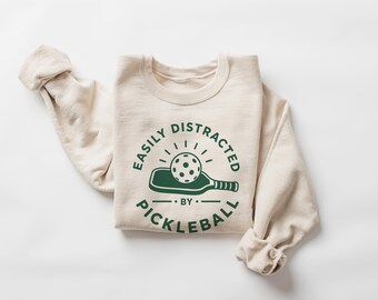 Pickleball Sweatshirt, Pickleball-Liebhaber-Geschenk, Pickleball-Geschenk für ihre Frauen Männer, Pickleballer-Sweatshirt, niedlicher Pickleball-Crewneck