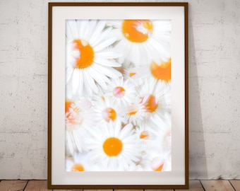 Summer Flowers Print, Instant Art, Botanical Art Print, Modern Minimalist Poster, Printable Wall Decor, Flowers Wall Art, Home Decor Art