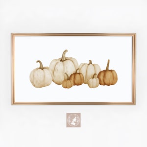 Samsung Frame TV Art Picture, Fall Frame tv Art, Fall Pumpkin Art, Frame tv Picture, Fall Art for Frame tv, Frame TV, Digital Download