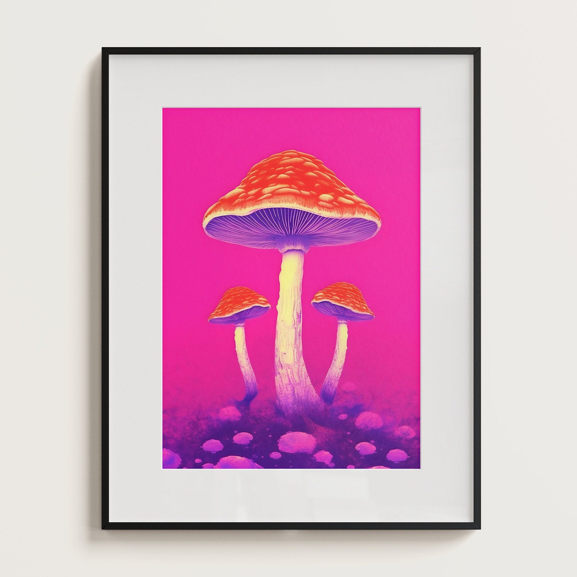 Mushroom Weirdcore Dreamcore Eye Girl | Art Board Print