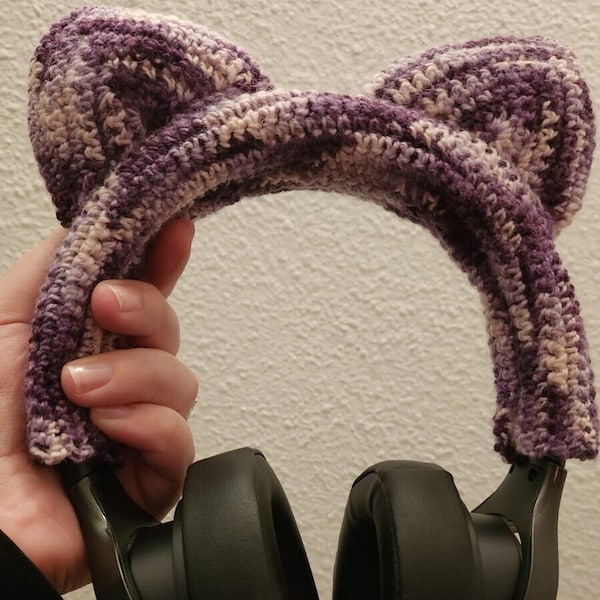 PATTERN | 3D Crochet Cat Ears for Headset