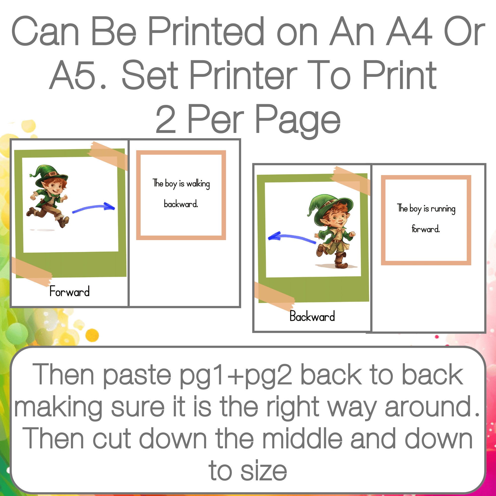 Rainbow-themed Classroom | Prepositions | Learning Positions With ...