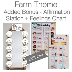 Farm Theme Classroom Decor Bundle Printables - Includes 15 Amazing Farm ...