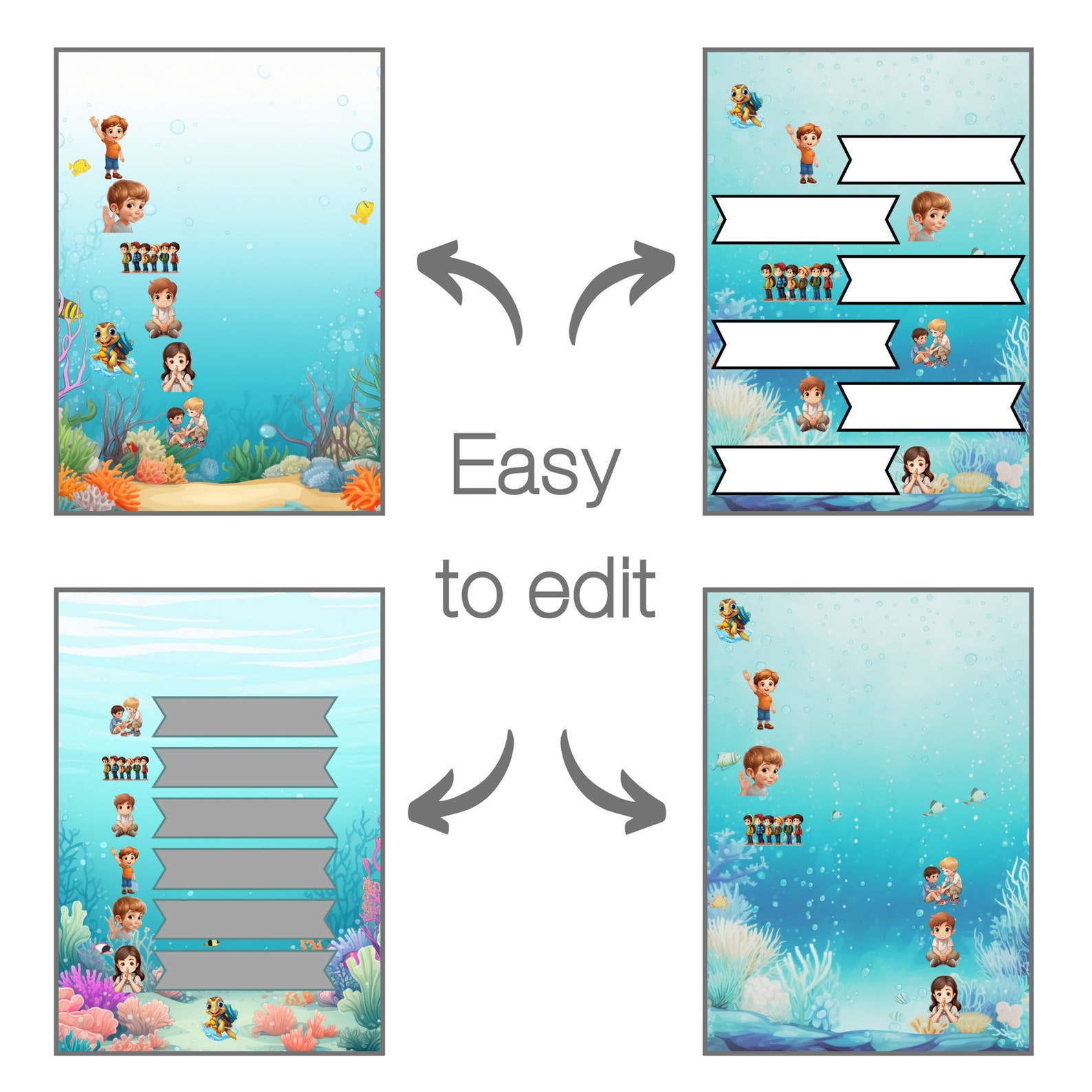 Under the Sea Classroom Theme - Classroom Rules Posters Printable ...