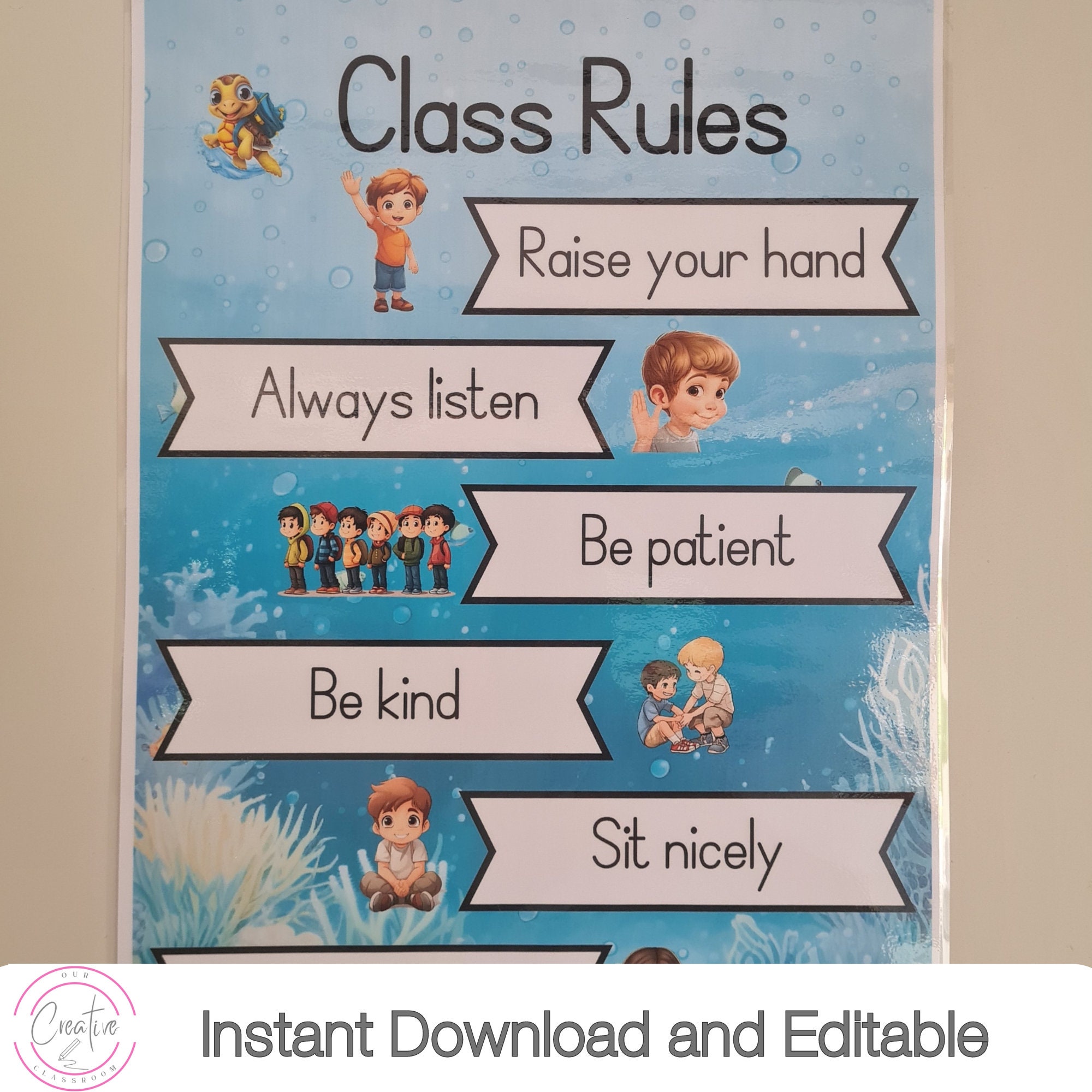 under-the-sea-classroom-theme-classroom-rules-posters-printable-class-rules-for-kindergarten-instant-download-in-a4-size-etsy for Free Printable Classroom Rules For Kindergarten Under the Sea Classroom Theme - Classroom Rules Posters Printable - Class Rules for Kindergarten | Instant Download in A4 Size - Etsy for Free Printable Classroom Rules For Kindergarten