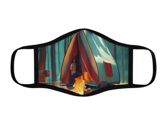 Fitted Polyester Face Mask camping