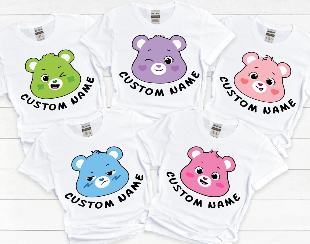 Care Bear Shirt Custume Cute Bear Shirt, Funny Bear Shirt, Care Bear