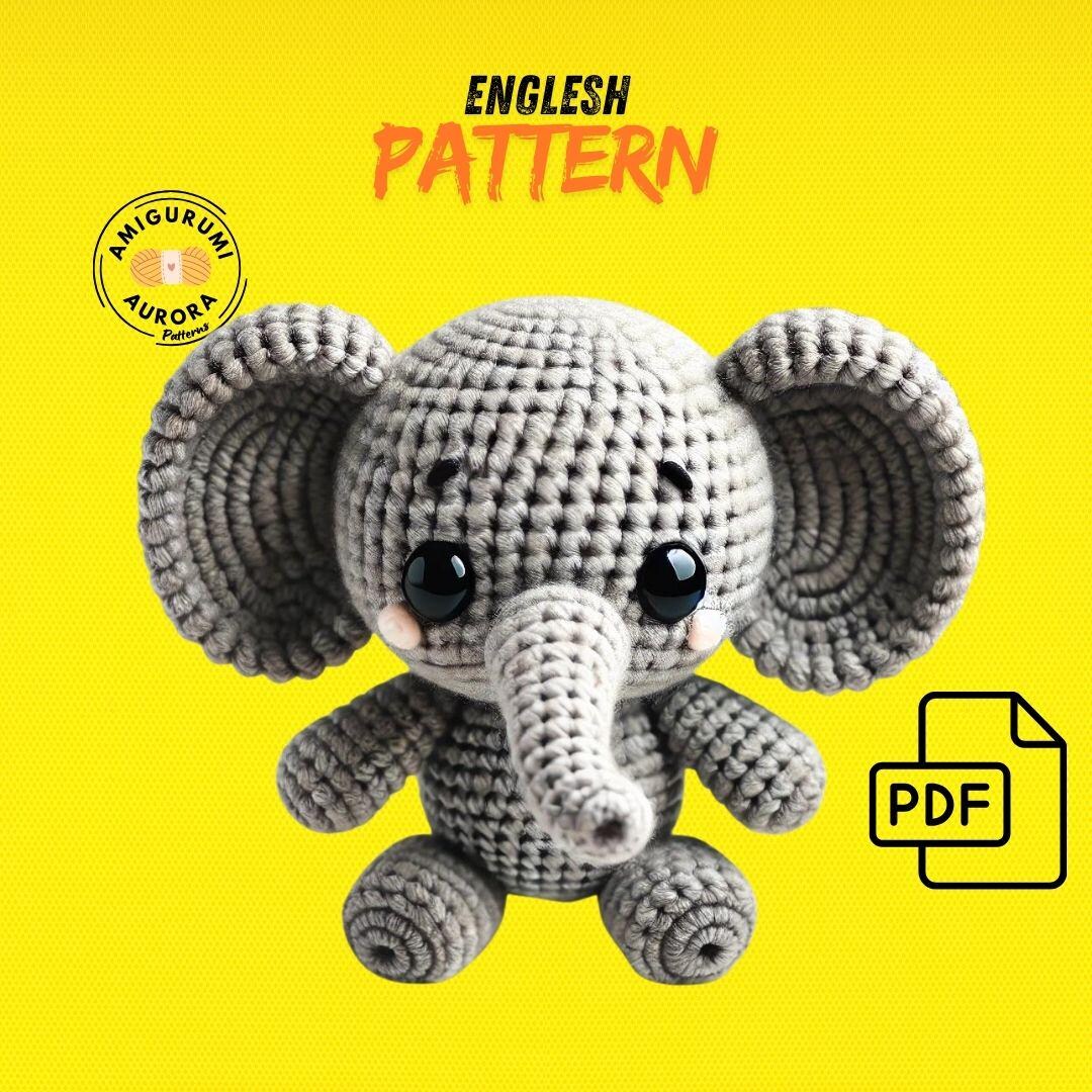 Amigurumi Elephant Crochet Pattern PDF – Cute and Easy Elephant ...