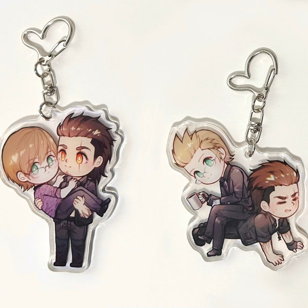 FFXV Gladnis Gladio x Ignis Acrylic Keychain Charm FF15