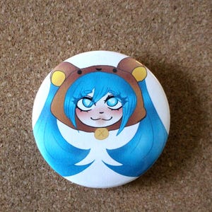 Miku Bear Vocaloid Hatsune Miku Button