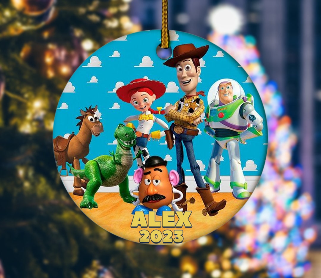 Personalized Toy Story Ornaments Toy Story Christmas Tree Etsy