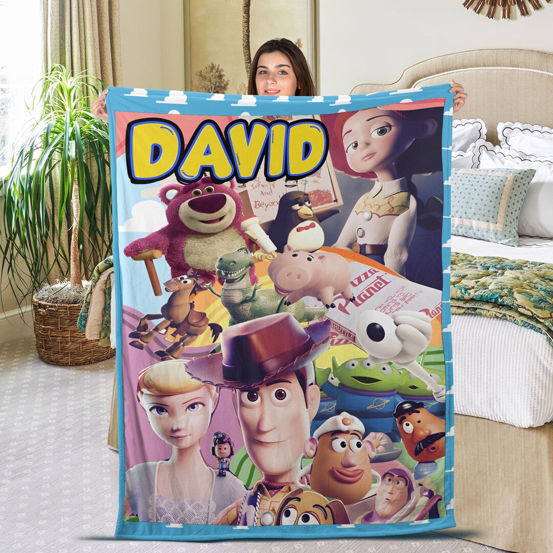 Personalized Toy Story Blanket Disney Toy Story Movie Etsy