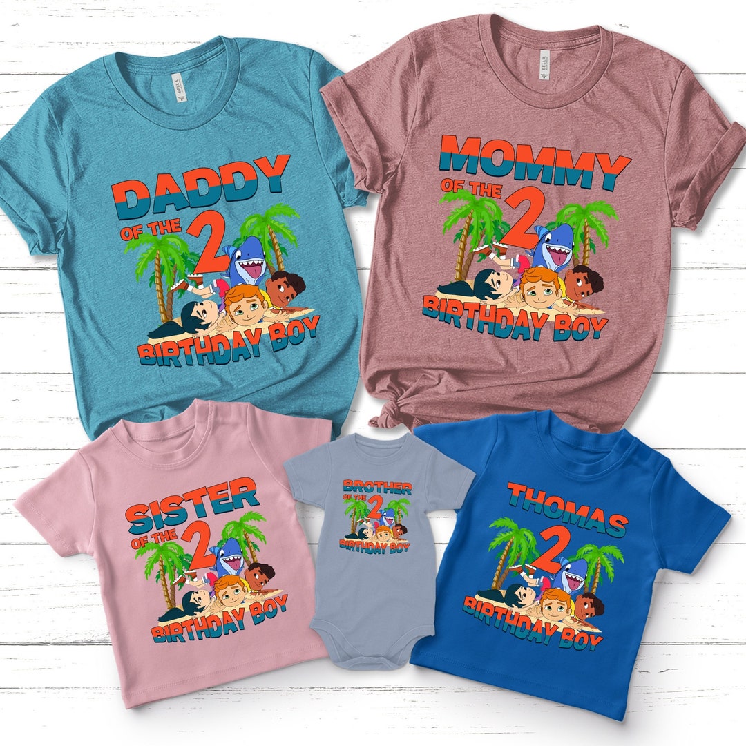 Personalized Shark Dog Birthday Shirts Max and Best Friend Etsy