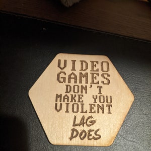 Video game coasters