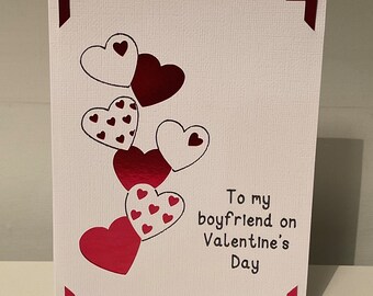 To My Boyfriend Valentine’s Greeting Card (Physical Product)
