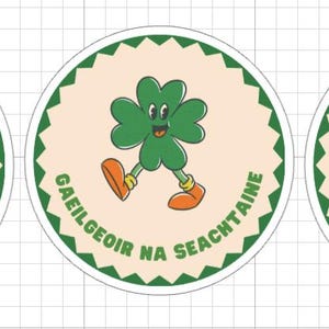 Gaeilgeoir na Seachtaine ステッカー 36 枚 – 今週のアイルランド語スピーカー – 教師のご褒美ステッカー – Gaeilge 教室ステッカー