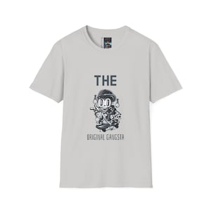 Original Gangsta T-Shirt Handmade Graphic Tee Hip Hop Shirt Streetwear Urban Fashion Retro Tee Street Style Shirt Hip Hop Clothing Unique