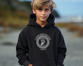 Sudaderas de Percy Jackson, Campamento mestizo Athena Cabin Six, Camisas del campamento mestizo, Percy Jackson mestizo, Camisa del campamento para niños de Percy Jackson