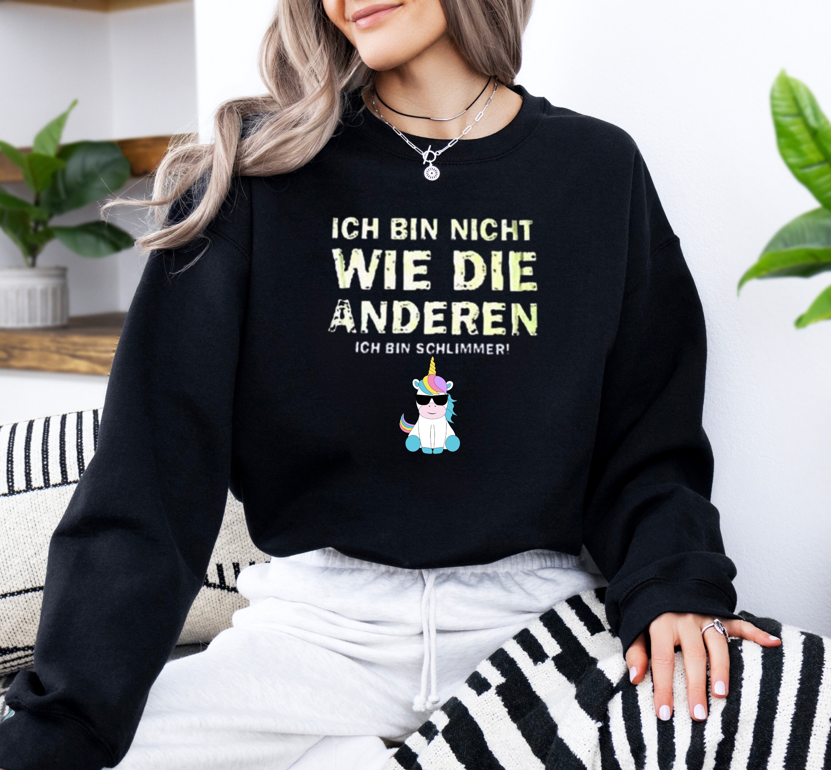 Motivierende Sprüche Sweatshirt, Sweatshirt Lustige Sprüche, Trendiger