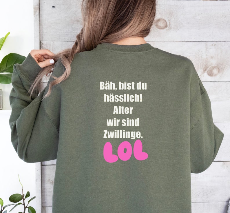 Lustige Sprüche Sweatshirt, Sweatshirt Sprüche, Trendiger Sweater
