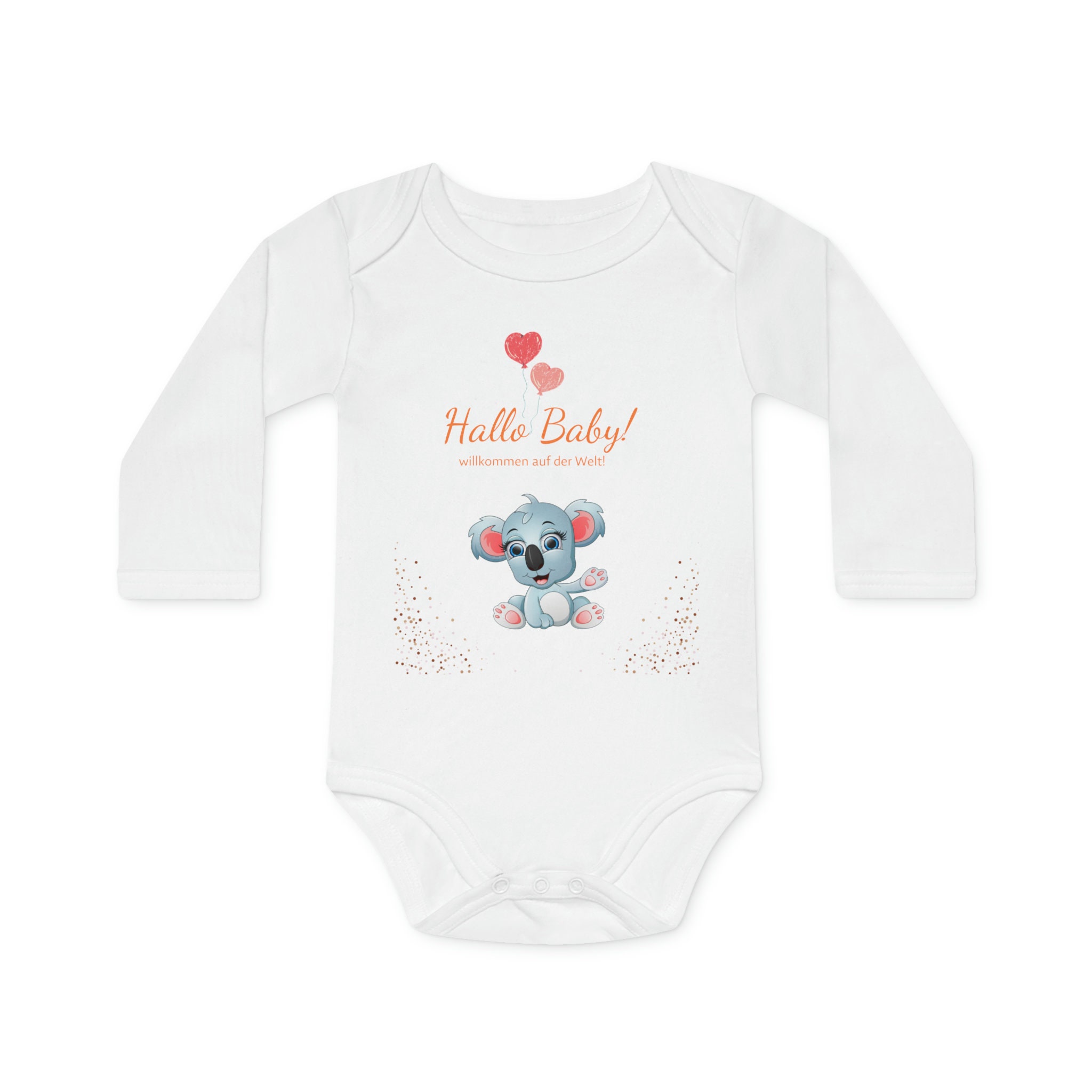 Baby Body Straight Outta Mommy - Bio Baumwolle Langarm Strampler Gangster Style